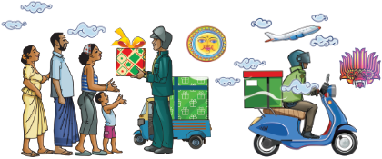 Infinity gift card features overview (mobile)